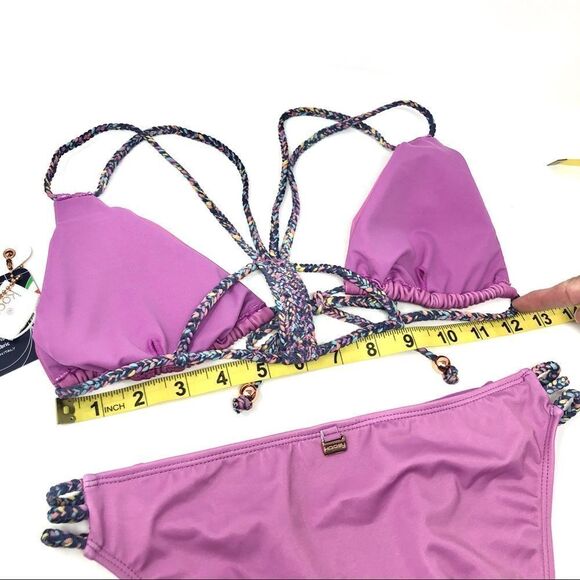 Nwt Kooey Australia "Katie" Purple Bikini US XS - Picture 16 of 16